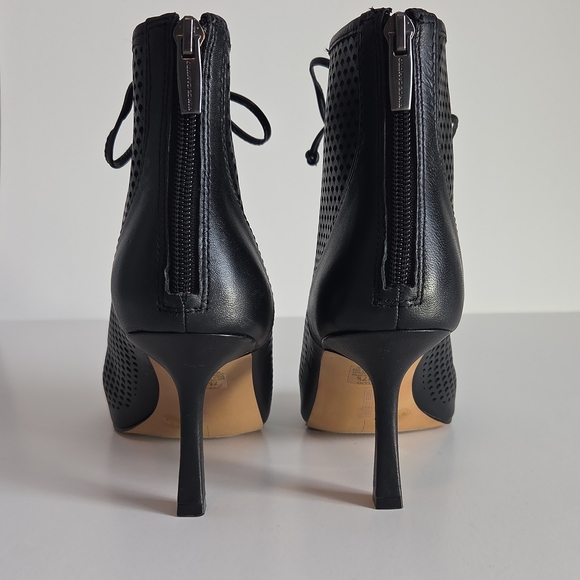 Vince Camuto Black Whimsigoth Victorian Heeled Lace Up Bootie - Picture 5 of 10